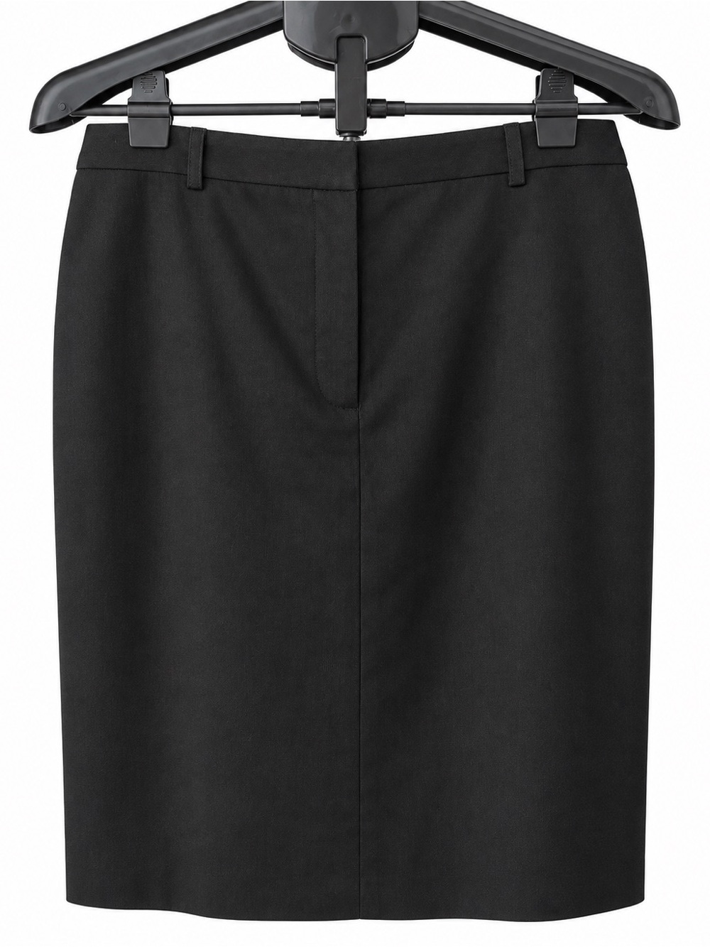 Josephine Chaus Essentials Black Pencil Skirt Size 12 Career Office Midi